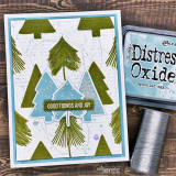 Ornamental Pines {stamp & stencil bundle}