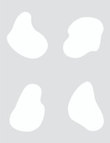 Abstract Splotch Masking Stencil