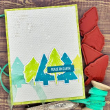 Ornamental Pines {stamp & stencil bundle}
