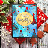 Ornamental Pines {stamp & stencil bundle}