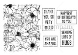 Newsprint Floral Greetings