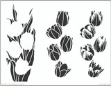 Layering Tulip Stencil