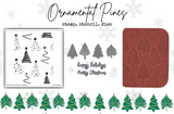 Ornamental Pines {stamp, die & stencil bundle}