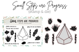 Small Steps Are Progress {stamp & die}