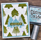 Ornamental Pines {stamp & stencil bundle}