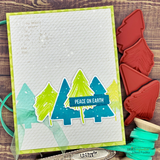 Ornamental Pines {stamp & stencil bundle}