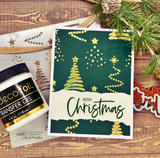 Ornamental Pines {stamp & stencil bundle}