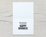 Not at all sorry....