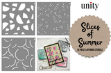 Slices of Summer {layering stencils}