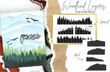 Woodland Layers {stamp & stencil bundle}